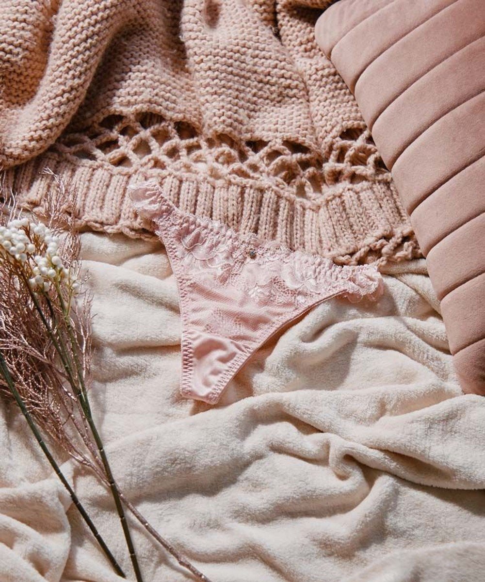 【三愛水着楽園/San-ai Resort】の【northerly bra フィットシリーズ 谷間メイク】 カシュクールレースモールド Tバックショーツ M 【northerly】 インテリア・キッズ・メンズ・レディースファッション・服の通販 founy(ファニー) 　ファッション　Fashion　レディースファッション　WOMEN　バッグ　Bag　アンダー　Under　ショーツ　Shorts　フィット　Fit　レース　Race　ピンク|ID: prp329100004531193 ipo3291000000032159171