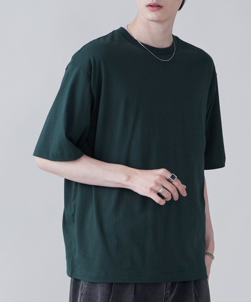 【ウィゴー/WEGO】の【ユニセックス着用ITEM/綿100%/XSSMLサイズ展開】リラックスフィットコットンT インテリア・キッズ・メンズ・レディースファッション・服の通販 founy(ファニー) 　ファッション　Fashion　レディースファッション　Fashion for Women　トップス・カットソー　Cut & Sew Tops　シャツ・ブラウス・オフィスカジュアル　Elegant Blouses & Button-Ups　ロングTシャツ・Tシャツ　Longline T-Shirts & Tees　カットソー・ベーシックTシャツ　Cut-and-Sewn Tops / Stretch Tees & Basics　春　Spring　カットソー　Cut and Sewn Top　シンプル　Simple, Minimal　スマホ　Smartphone, Mobile Device　定番　Standard, Basic Item　フィット　Fit, Slim Fit　半袖　Short Sleeve, Half Sleeve　無地　Plain, Solid Color　S/S・春夏　SS, Spring/Summer, Warm Season　再入荷　Restock / Back in Stock　夏　Summer　ダークグリーン|ID: prp329100004531198 ipo3291000000032769744