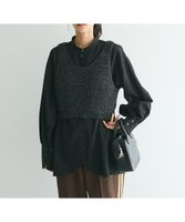 【クラフトスタンダードブティック/CRAFT STANDARD BOUTIQUE】のワッフル編み短丈ニットベスト 人気、トレンドファッション・服の通販 founy(ファニー) ファッション Fashion レディースファッション WOMEN アウター Coat Outerwear トップス・カットソー Tops/Tshirt ニット Knit Tops ベスト/ジレ Gilets/Vests 2024年 2024 2024-2025秋冬・A/W Aw/Autumn/Winter/Fw/Fall/2024-2025 ショート Short シンプル Simple トレンド Trend フォルム Form ベスト Vest ポケット Pocket ワッフル Waffle A/W・秋冬 Aw・Autumn/Winter・Fw・Fall-Winter |ID:prp329100004531211