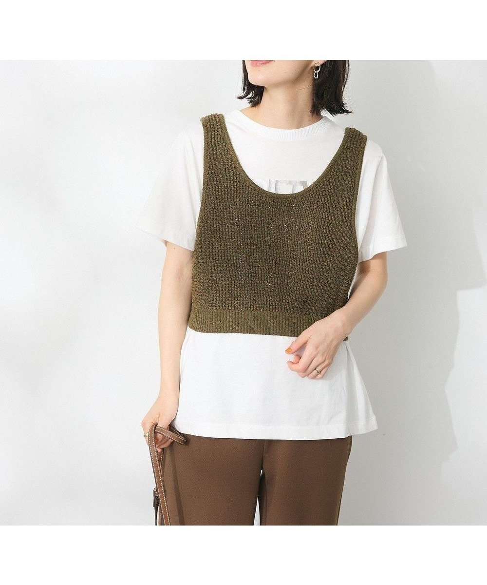 【クラフトスタンダードブティック/CRAFT STANDARD BOUTIQUE】のワッフル編み短丈ニットベスト インテリア・キッズ・メンズ・レディースファッション・服の通販 founy(ファニー) 　ファッション　Fashion　レディースファッション　WOMEN　アウター　Coat Outerwear　トップス・カットソー　Tops/Tshirt　ニット　Knit Tops　ベスト/ジレ　Gilets/Vests　2024年　2024　2024-2025秋冬・A/W　Aw/Autumn/Winter/Fw/Fall/2024-2025　ショート　Short　シンプル　Simple　トレンド　Trend　フォルム　Form　ベスト　Vest　ポケット　Pocket　ワッフル　Waffle　A/W・秋冬　Aw・Autumn/Winter・Fw・Fall-Winter　Khaki|ID: prp329100004531211 ipo3291000000032032663
