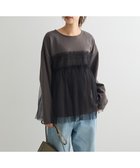 【グリーンパークス/Green Parks】の・ELENCARE DUE チュールレイヤープルオーバ Charcoal Gray|ID: prp329100004531226 ipo3291000000032032721