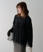 【グリーンパークス/Green Parks】の・ELENCARE DUE チュールレイヤープルオーバ Black|ID: prp329100004531226 ipo3291000000032032723