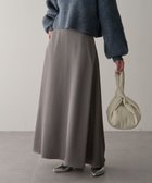 【グリーンパークス/Green Parks】の・Petit Fleur サテンフレアスカート Gray|ID: prp329100004531228 ipo3291000000032032729