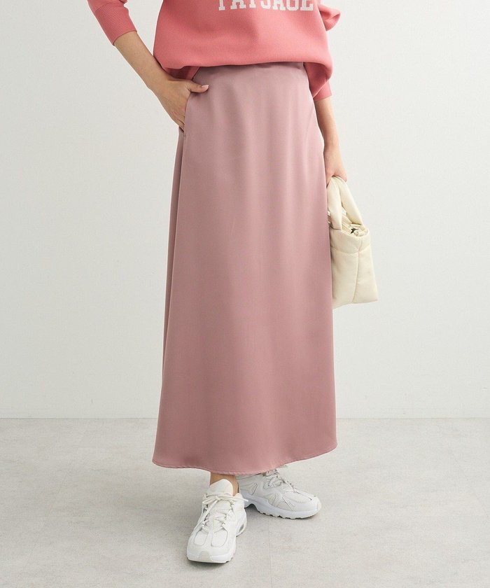 【グリーンパークス/Green Parks】の・Petit Fleur サテンフレアスカート インテリア・キッズ・メンズ・レディースファッション・服の通販 founy(ファニー) https://founy.com/ ファッション Fashion レディースファッション Fashion for Women スカート Skirts Aライン・フレアスカート A-Line & Flared Skirts おすすめ Recommended / Our Picks エレガント 上品 Elegant サテン Satin, Glossy Fabric ドレープ Drape, Draping Fabric フィット Fit, Slim Fit フレア Flare, Flared ポケット Pocket, Pocket Detail 今季 This Season, Current Season 夏 Summer 春 Spring S/S・春夏 SS, Spring/Summer, Warm Season |ID: prp329100004531228 ipo3291000000033196348