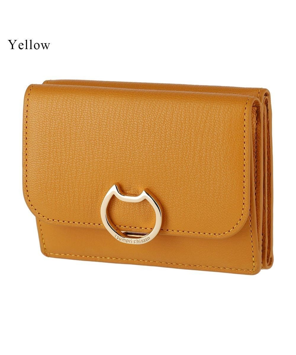 【ツモリチサト キャリー/tsumori chisato CARRY】のネコおこし 3つ折り財布 インテリア・キッズ・メンズ・レディースファッション・服の通販 founy(ファニー) 　ファッション　Fashion　レディースファッション　WOMEN　財布　Wallets　コンパクト　Compact　ネコ　Cat　ポケット　Pocket　財布　Wallet　イエロー|ID: prp329100004531239 ipo3291000000032032774