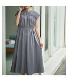 【エニィ スィス/any SiS】の【撥水】シャーリングシャツ ワンピース ダルブルー|ID: prp329100004531251 ipo3291000000032032820