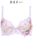 【ウィング/Wing】のブラジャー Wing Lesiage ふっくら、まる胸メイク 背中すっきり 【2910シリーズ】 ブラ PB2910 ウイング/ワコール パープル|ID: prp329100004531253 ipo3291000000032032832