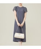 【エニィ スィス/any SiS】のフリルスリーブペンシル ドレス ブルーグレー|ID: prp329100004531267 ipo3291000000034282559