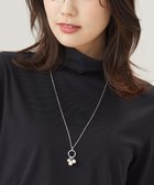 【ジェイ プレス/J.PRESS】のリングパール ワントップ ネックレス シルバー系|ID: prp329100004531273 ipo3291000000032032906