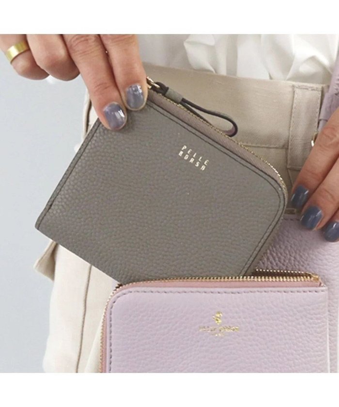 【ペレボルサ/PELLE BORSA】のL字ファスナーミニ財布 Fine Goods フィーネグッズ 5444 インテリア・キッズ・メンズ・レディースファッション・服の通販 founy(ファニー) https://founy.com/ ファッション Fashion レディースファッション Fashion for Women ミニ財布・二つ折り財布 Wallets & Card Cases コンパクト Compact, Small Size 抗菌 Antibacterial, Bacteria-Resistant スマート Smart, Elegant 財布 Wallet, Purse トレンド Trend, Trending Now ボックス Boxy, Box Shape ポケット Pocket, Pocket Detail |ID: prp329100004531276 ipo3291000000032617339