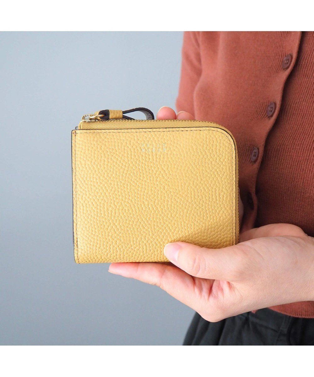【ペレボルサ/PELLE BORSA】のL字ファスナーミニ財布 Fine Goods フィーネグッズ 5444 インテリア・キッズ・メンズ・レディースファッション・服の通販 founy(ファニー) 　ファッション　Fashion　レディースファッション　Fashion for Women　ミニ財布・二つ折り財布　Wallets & Card Cases　コンパクト　Compact, Small Size　抗菌　Antibacterial, Bacteria-Resistant　スマート　Smart, Elegant　財布　Wallet, Purse　トレンド　Trend, Trending Now　ボックス　Boxy, Box Shape　ポケット　Pocket, Pocket Detail　エクルベージュ|ID: prp329100004531276 ipo3291000000032617348