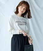 【エニィファム/any FAM】の【洗濯機可】フロッキーロゴロングTシャツ オフ(ブラウンロゴ)|ID: prp329100004531281 ipo3291000000032032937
