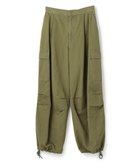 【ネイヴ/NAVE】の【ReNave・セットアップ可/洗える】コットンリネンカルゼ カーゴパンツ カーキ系|ID: prp329100004531371 ipo3291000000032033306