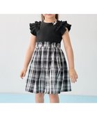 【エニファム/any FAM / KIDS】のチェック ドッキングワンピース ブラック|ID: prp329100004532302 ipo3291000000032037285