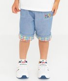 【ミキハウスホットビスケッツ/MIKI HOUSE HOT BISCUITS / KIDS】の【80-120cm】 ダンガリー ハーフパンツ ブルー|ID: prp329100004532315 ipo3291000000032037337