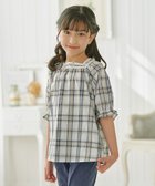 【組曲 / KIDS/KUMIKYOKU】の【110-140㎝】プランタンチェック ブラウス ベージュ|ID: prp329100004532317 ipo3291000000034269349