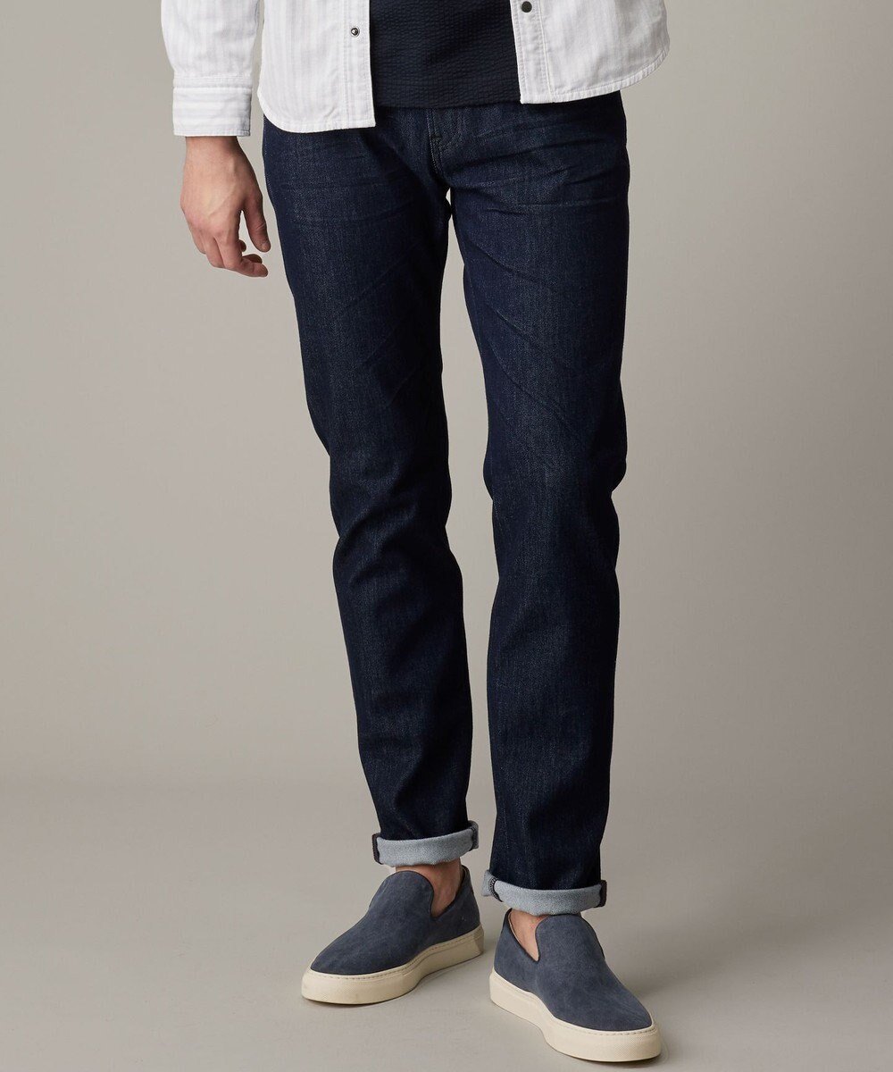 【ジョセフ アブード/JOSEPH ABBOUD / MEN】の【25SS・ストレッチ・きれいめ】2WAYストレッチデニム インテリア・キッズ・メンズ・レディースファッション・服の通販 founy(ファニー) 　ファッション　Fashion　メンズファッション　MEN　ボトムス　Bottoms/Men　デニムパンツ　Denim Pants　春　Spring　ジャケット　Jacket　ジーンズ　Jeans　ストレッチ　Stretch　スリム　Slim　デニム　Denim　フィット　Fit　S/S・春夏　Ss・Spring/Summer　夏　Summer　2025年　2025　2025春夏・S/S　Ss,Spring/Summer,2025　ネイビー系|ID: prp329100004532328 ipo3291000000032037387