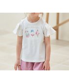【エニファム/any FAM / KIDS】の接触冷感 いろいろモチーフ Tシャツ ホワイト×アイス|ID: prp329100004532329 ipo3291000000032662370