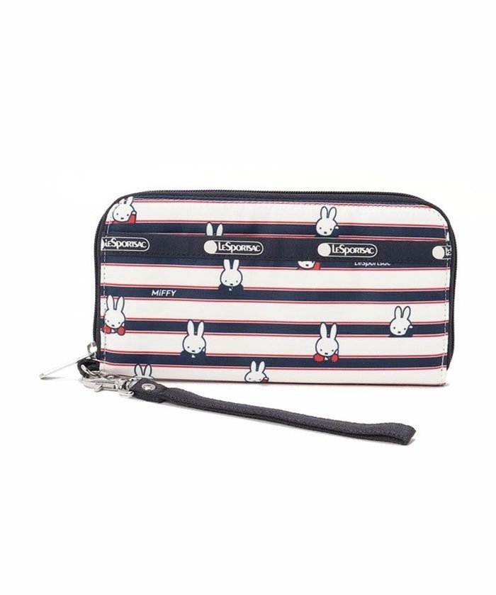 【レスポートサック/LeSportsac】のTECH WALLET WRISTLET/ミッフィーオールオーバーストライプ インテリア・キッズ・メンズ・レディースファッション・服の通販 founy(ファニー) https://founy.com/ ファッション Fashion レディースファッション WOMEN 財布 Wallets ウォレット Wallet キャラクター Character 財布 Wallet ボーダー Border ポケット Pocket ラウンド Round 旅行 Travel |ID: prp329100004532339 ipo3291000000032037425
