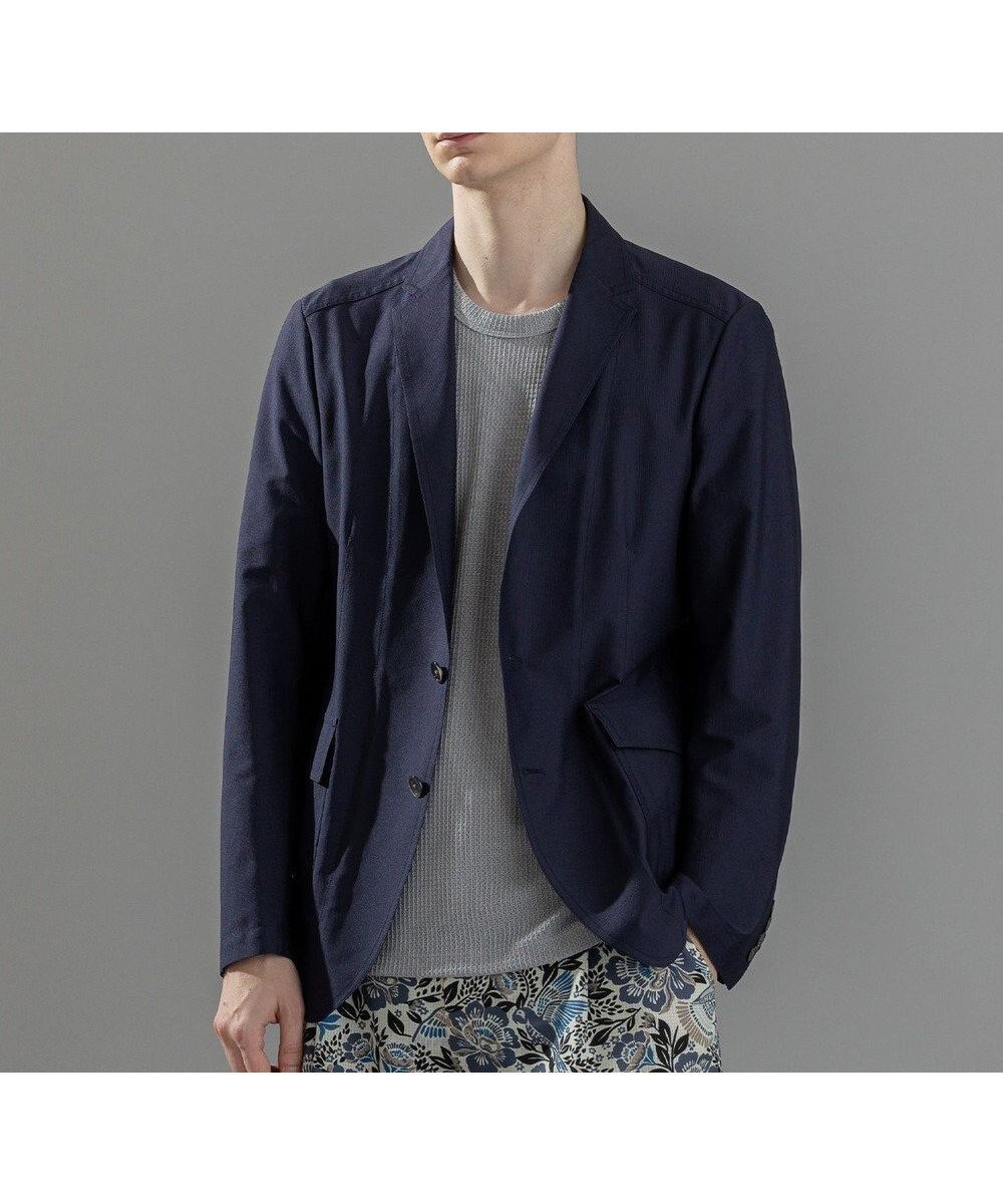 【ジョゼフ オム/JOSEPH HOMME / MEN】の新素材【超軽量/ストレッチ/洗える】カールマイヤーストレッチ ジャケット インテリア・キッズ・メンズ・レディースファッション・服の通販 founy(ファニー) 　ファッション　Fashion　メンズファッション　MEN　アウター　Coats Outerwear/Men　テーラードジャケット　Tailored Jackets　春　Spring　洗える　Washable　カーディガン　Cardigan　軽量　Lightweight　ジャケット　Jacket　ストレッチ　Stretch　センター　Center　フラップ　Flap　ポケット　Pocket　S/S・春夏　Ss・Spring/Summer　夏　Summer　ネイビー系|ID: prp329100004532342 ipo3291000000032037446