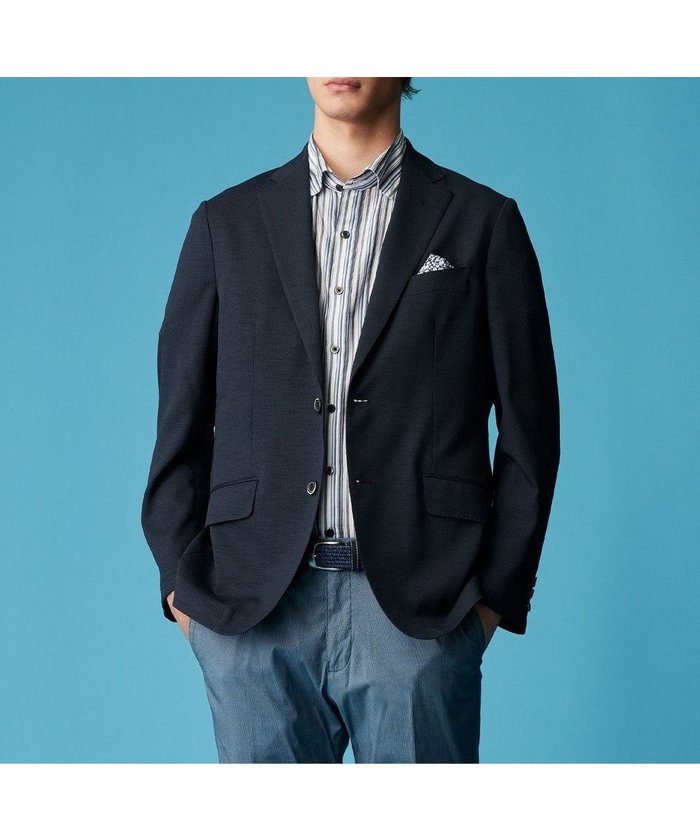 【ジョセフ アブード/JOSEPH ABBOUD / MEN】の【洗える/速乾/防しわ/軽量/ストレッチ/JAPANファブリック】コンフォータブルレース ジャケット インテリア・キッズ・メンズ・レディースファッション・服の通販 founy(ファニー) https://founy.com/ ファッション Fashion メンズファッション Fashion for Men アウター Men's Coats Outerwear テーラードジャケット Tailored Jackets & Blazers ウォッシャブル Machine Washable 春 Spring 洗える Machine Washable クラシック Classic, Timeless Style 軽量 Lightweight, Ultra Light シンプル Simple, Minimal ジャケット Jacket, Outerwear スタイリッシュ Stylish, Fashionable ストレッチ Stretch, Stretchy Fabric テーラード Tailored, Tailored Fit ファブリック Fabric, Textile プリント Print, Printed Pattern ポケット Pocket, Pocket Detail レース Lace, Lace Fabric S/S・春夏 SS, Spring/Summer, Warm Season 夏 Summer |ID: prp329100004532343 ipo3291000000032967740