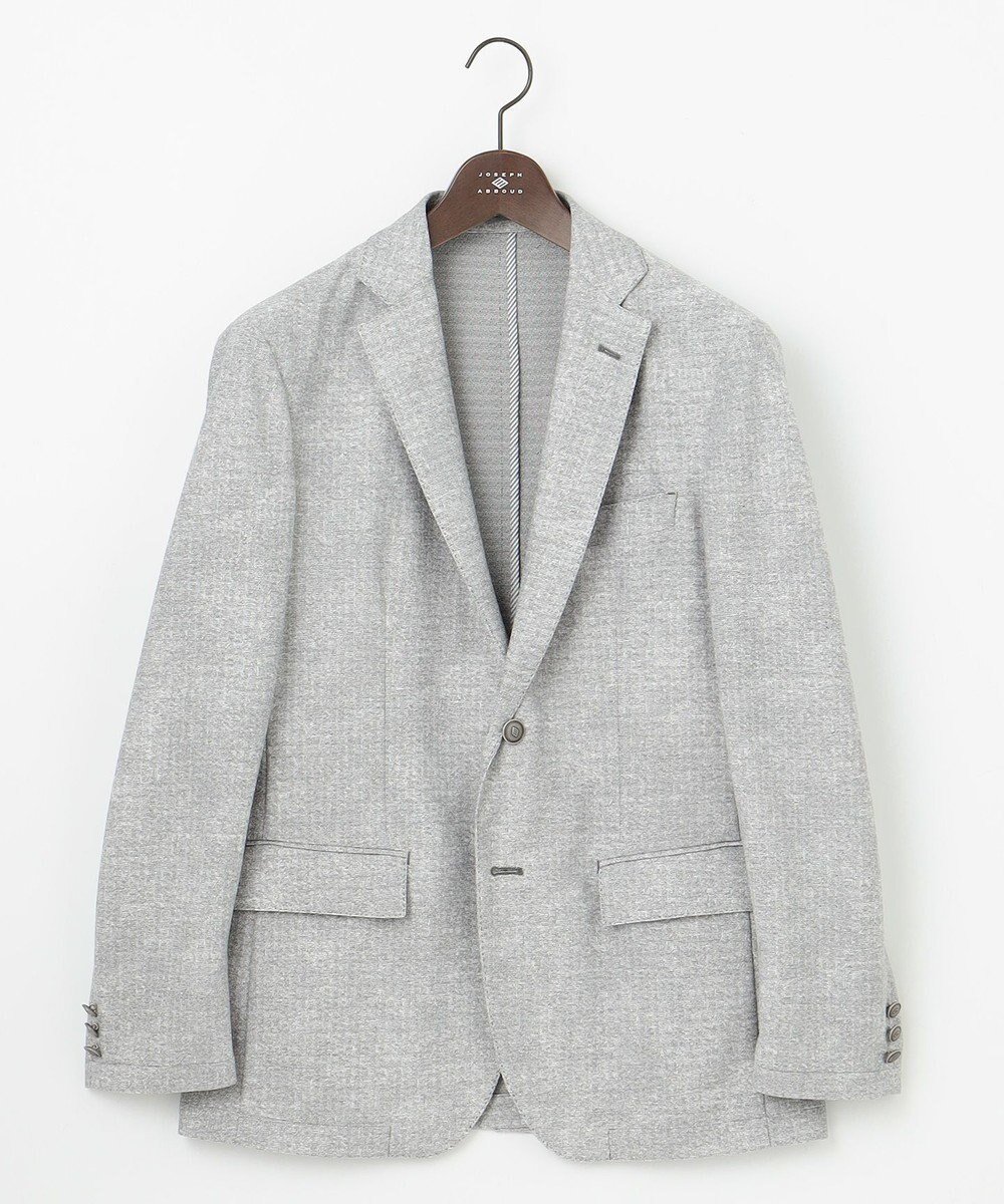 【ジョセフ アブード/JOSEPH ABBOUD / MEN】の【洗える/速乾/防しわ/軽量/ストレッチ/JAPANファブリック】コンフォータブルレース ジャケット インテリア・キッズ・メンズ・レディースファッション・服の通販 founy(ファニー) 　ファッション　Fashion　メンズファッション　Fashion for Men　アウター　Men's Coats Outerwear　テーラードジャケット　Tailored Jackets & Blazers　ウォッシャブル　Machine Washable　春　Spring　洗える　Machine Washable　クラシック　Classic, Timeless Style　軽量　Lightweight, Ultra Light　シンプル　Simple, Minimal　ジャケット　Jacket, Outerwear　スタイリッシュ　Stylish, Fashionable　ストレッチ　Stretch, Stretchy Fabric　テーラード　Tailored, Tailored Fit　ファブリック　Fabric, Textile　プリント　Print, Printed Pattern　ポケット　Pocket, Pocket Detail　レース　Lace, Lace Fabric　S/S・春夏　SS, Spring/Summer, Warm Season　夏　Summer　ライトグレー系|ID: prp329100004532343 ipo3291000000032967742
