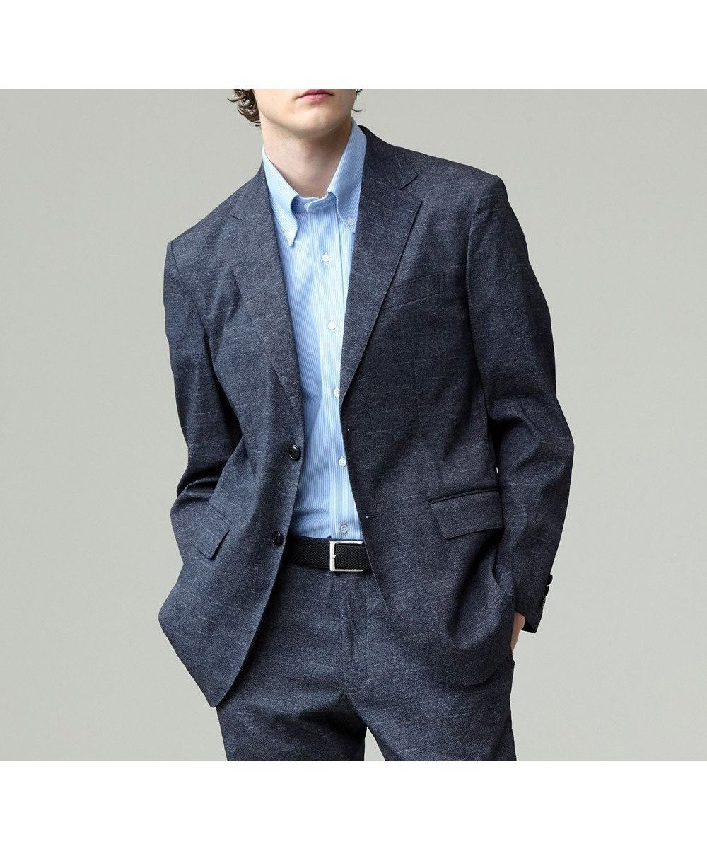 【ジェイ プレス/J.PRESS / MEN】の感動! 上品な見た目に着心地抜群なセットアップ【MECHANICAL】【超軽量 / 清涼感 / 洗える】 ハイパワーストレッチ リネンルックジャケット インテリア・キッズ・メンズ・レディースファッション・服の通販 founy(ファニー) 　ファッション　Fashion　メンズファッション　Fashion for Men　アウター　Men's Coats Outerwear　テーラードジャケット　Tailored Jackets & Blazers　ウォッシャブル　Machine Washable　春　Spring　洗える　Machine Washable　カットソー　Cut and Sewn Top　軽量　Lightweight, Ultra Light　ショルダー　Shoulder, Shoulder Strap　シンプル　Simple, Minimal　ジャケット　Jacket, Outerwear　スマート　Smart, Elegant　スーツ　Suit, Formalwear　セットアップ　Set-Up, Coordinated Outfit　定番　Standard, Basic Item　パイピング　Piping, Trim Design　ポケット　Pocket, Pocket Detail　リネン　Linen, Linen Fabric　S/S・春夏　SS, Spring/Summer, Warm Season　おすすめ　Recommended / Our Picks　夏　Summer　旅行　Travel　エレガント 上品　Elegant　ビジネス 仕事 通勤　Business / Work / Commuting　グレー系|ID: prp329100004532344 ipo3291000000032633772