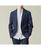 【ジェイ プレス/J.PRESS / MEN】の感動! 上品な見た目に着心地抜群なセットアップ【MECHANICAL】【超軽量 / 清涼感 / 洗える】 ハイパワーストレッチ リネンルックジャケット ネイビー系|ID: prp329100004532344 ipo3291000000032633774