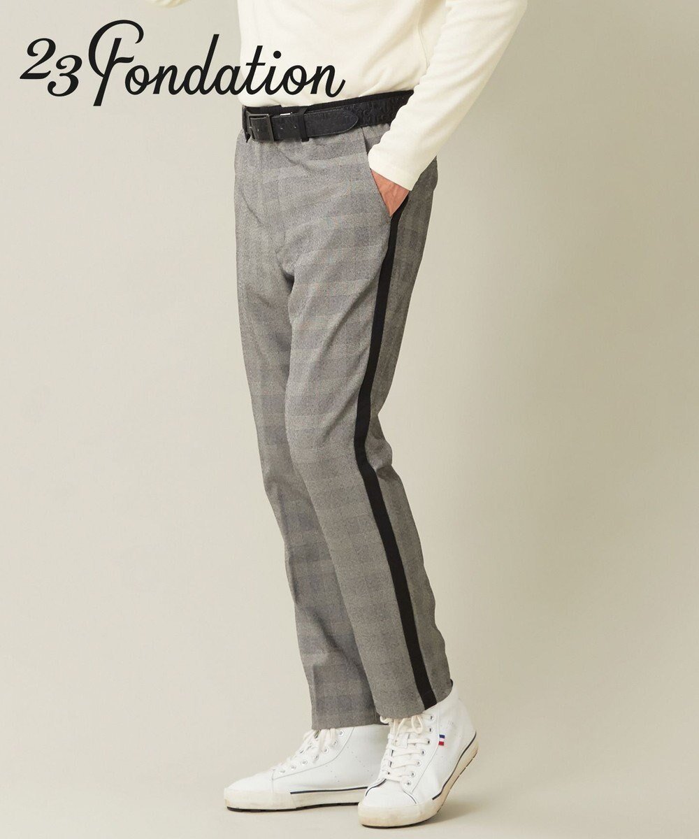 【23区 ゴルフ/23区GOLF / MEN】の【23Fondation/MEN】グレンチェック パンツ 人気、トレンドファッション・服の通販 founy(ファニー) 　ファッション　Fashion　メンズファッション　MEN　ボトムス　Bottoms/Men　コンビ　Combination　シンプル　Simple　ジャケット　Jacket　ストレッチ　Stretch　スポーティ　Sporty　チェック　Check　A/W・秋冬　Aw・Autumn/Winter・Fw・Fall-Winter　 other-1|ID: prp329100004532353 ipo3291000000032037507