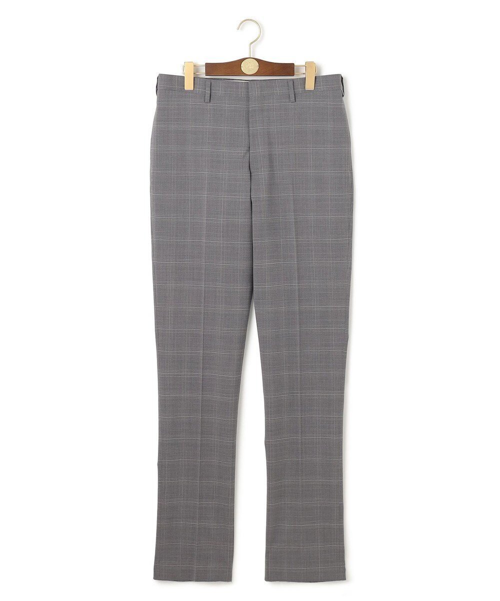 【ジェイ プレス/J.PRESS / MEN】の【Peppin Merino Comfort】【ウォッシャブル可 / 折り目加工】ファンシーチェック スラックス / ノータック インテリア・キッズ・メンズ・レディースファッション・服の通販 founy(ファニー) 　ファッション　Fashion　メンズファッション　MEN　ボトムス　Bottoms/Men　ウォッシャブル　Washable　春　Spring　ストレッチ　Stretch　スマート　Smart　スラックス　Slacks　チェック　Check　テーパード　Tapered　ドレス　Dress　フォーマル　Formal　S/S・春夏　Ss・Spring/Summer　再入荷　Restock/Back In Stock/Re Arrival　夏　Summer　ビジネス 仕事 通勤　Business　ライトグレー系4|ID: prp329100004532356 ipo3291000000032037520