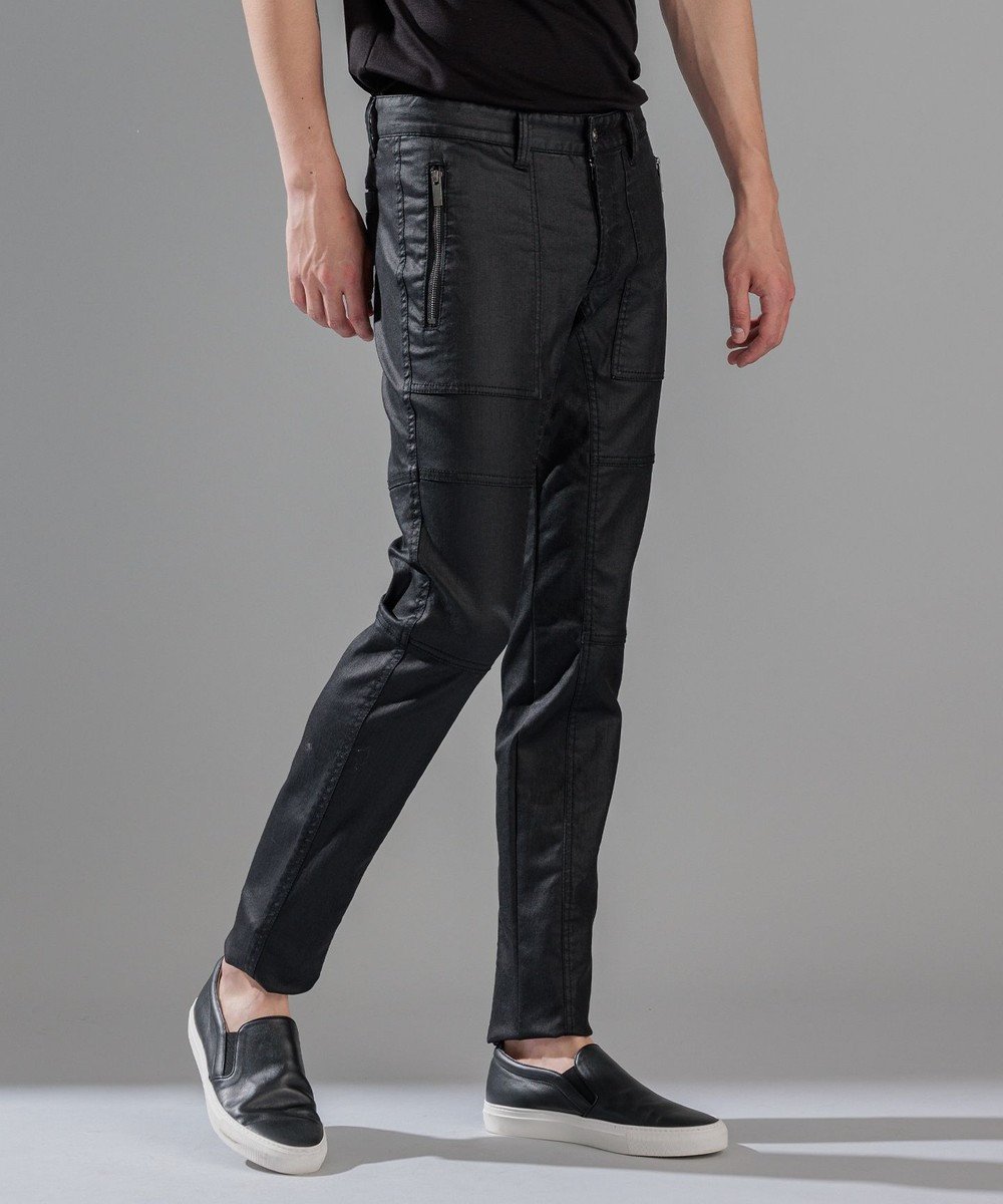【ジョゼフ オム/JOSEPH HOMME / MEN】のハイパワーソフトストレッチ / STICK DESIGN インテリア・キッズ・メンズ・レディースファッション・服の通販 founy(ファニー) 　ファッション　Fashion　メンズファッション　Fashion for Men　ボトムス　Bottoms　コーティング　Coating, Coated Finish　ストレッチ　Stretch, Stretchy Fabric　ストレート　Straight, Straight Cut　スリム　Slim, Slim Fit　デニム　Denim, Jeans Material　定番　Standard, Basic Item　人気　Popular, Best Seller　ポケット　Pocket, Pocket Detail　ワーク　Workwear, Utility Style　A/W・秋冬　Autumn/Winter　S/S・春夏　SS, Spring/Summer, Warm Season　夏　Summer　ブラック系|ID: prp329100004532358 ipo3291000000032675156