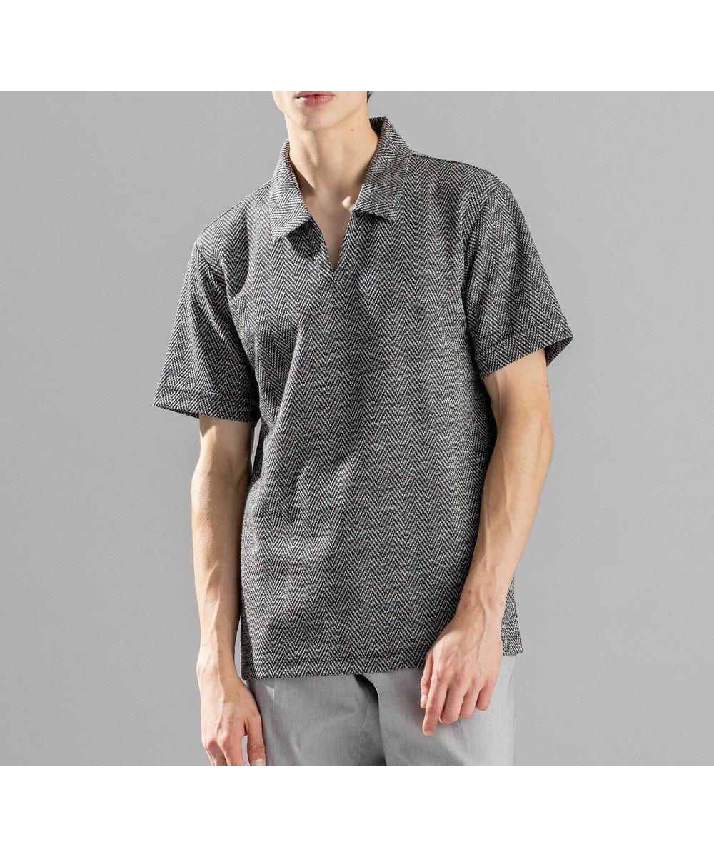 【ジョゼフ オム/JOSEPH HOMME / MEN】の【WEB限定商品】トップヘリンボンジャージー スキッパー 人気、トレンドファッション・服の通販 founy(ファニー) 　ファッション　Fashion　メンズファッション　Men's Style Online　トップス・カットソー　Tops/Tshirt/Men　シャツ　Shirts　カットソー　Cut And Sew　ジャージー　Jersey　スキッパー　Skipper　ストレッチ　Stretch　ヘリンボン　Herringbone　リネン　Linen　レギュラー　Regular　夏　Summer　春　Spring　S/S・春夏　Ss・Spring/Summer　 other-1|ID: prp329100004532359 ipo3291000000032662549