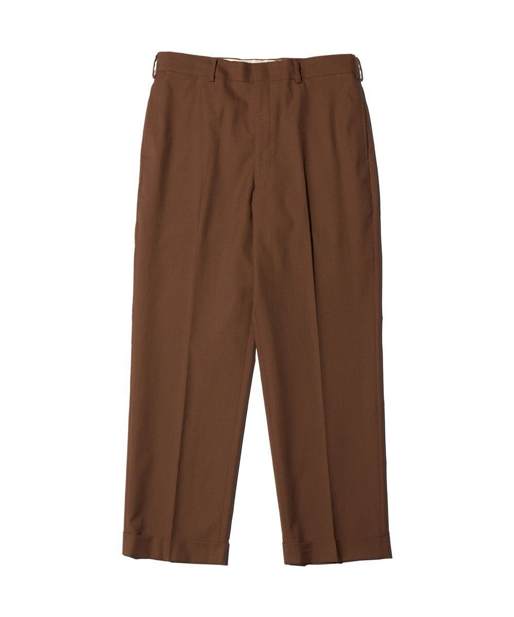 【ジェイ プレス/J.PRESS / MEN】の【J.PRESS ORIGINALS】Magic Cuba Wool Cotton Hopsack New Piped Stem Slacks インテリア・キッズ・メンズ・レディースファッション・服の通販 founy(ファニー) 　ファッション　Fashion　メンズファッション　MEN　ボトムス　Bottoms/Men　アイビー　Ivy　春　Spring　クラシック　Classic　ストレート　Straight　スラックス　Slacks　ビーチ　Beach　フィット　Fit　プリーツ　Pleats　モダン　Modern　S/S・春夏　Ss・Spring/Summer　再入荷　Restock/Back In Stock/Re Arrival　夏　Summer　ブラウン系|ID: prp329100004532370 ipo3291000000032037578