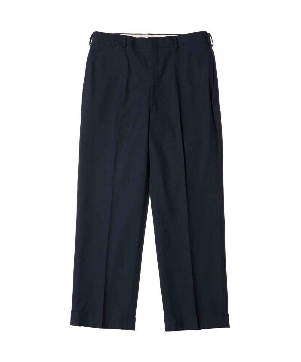 【ジェイ プレス/J.PRESS / MEN】の【J.PRESS ORIGINALS】Magic Cuba Wool Cotton Hopsack New Piped Stem Slacks インテリア・キッズ・メンズ・レディースファッション・服の通販 founy(ファニー) 　ファッション　Fashion　メンズファッション　MEN　ボトムス　Bottoms/Men　アイビー　Ivy　春　Spring　クラシック　Classic　ストレート　Straight　スラックス　Slacks　ビーチ　Beach　フィット　Fit　プリーツ　Pleats　モダン　Modern　S/S・春夏　Ss・Spring/Summer　再入荷　Restock/Back In Stock/Re Arrival　夏　Summer　ネイビー系|ID: prp329100004532370 ipo3291000000032037580
