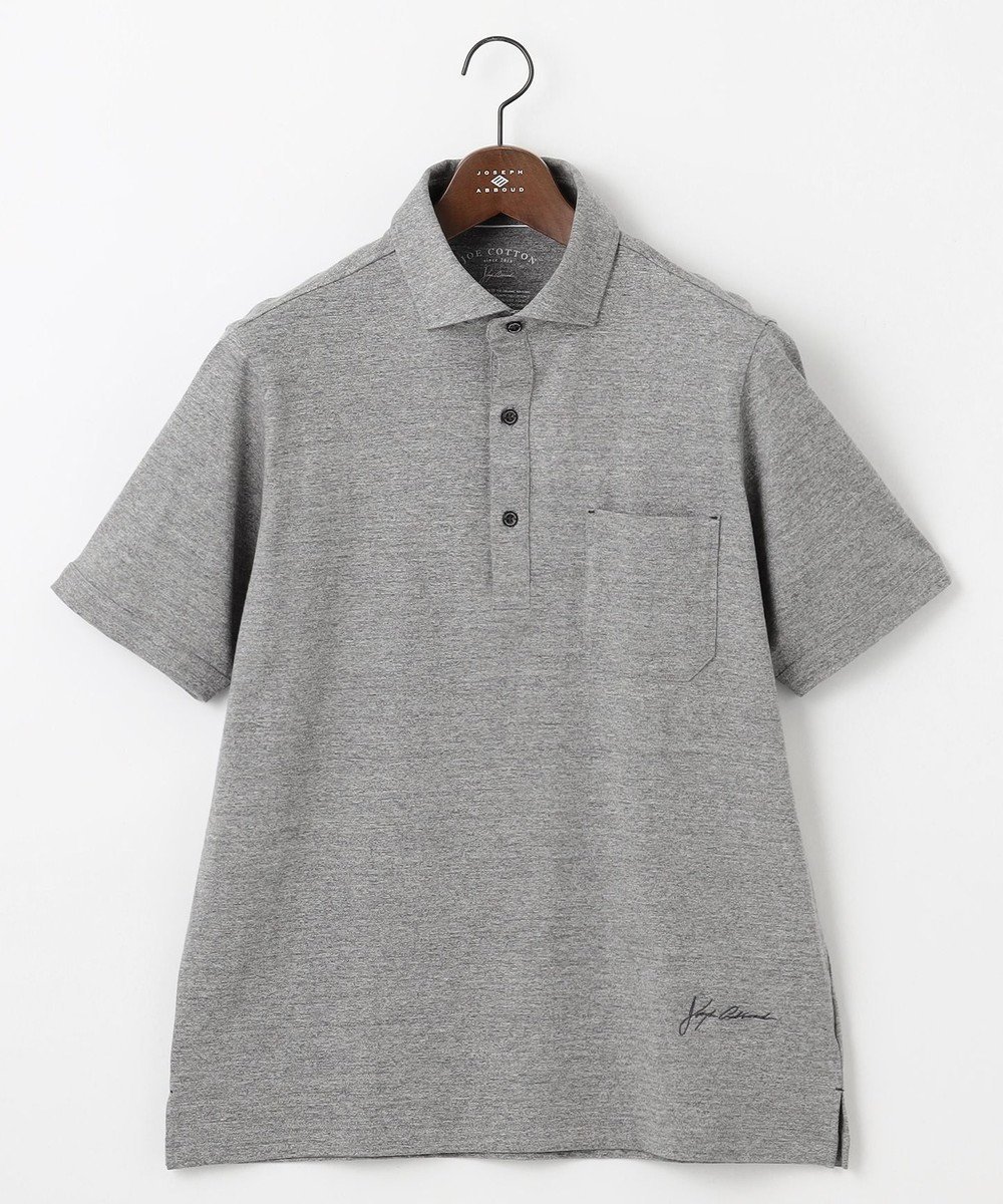 【ジョセフ アブード/JOSEPH ABBOUD / MEN】のクールビズ【オーガニックコットン使用/日本素材】JOEコットン天竺 ポロシャツ インテリア・キッズ・メンズ・レディースファッション・服の通販 founy(ファニー) 　ファッション　Fashion　メンズファッション　Men's Style Online　トップス・カットソー　Tops/Tshirt/Men　シャツ　Shirts　ポロシャツ　Polo Shirts　インナー　Inner　春　Spring　シンプル　Simple　ジャケット　Jacket　スラックス　Slacks　デニム　Denim　フィット　Fit　フォーマル　Formal　ポロシャツ　Polo Shirt　S/S・春夏　Ss・Spring/Summer　夏　Summer　ビジネス 仕事 通勤　Business　ライトグレー系|ID: prp329100004532376 ipo3291000000032635005
