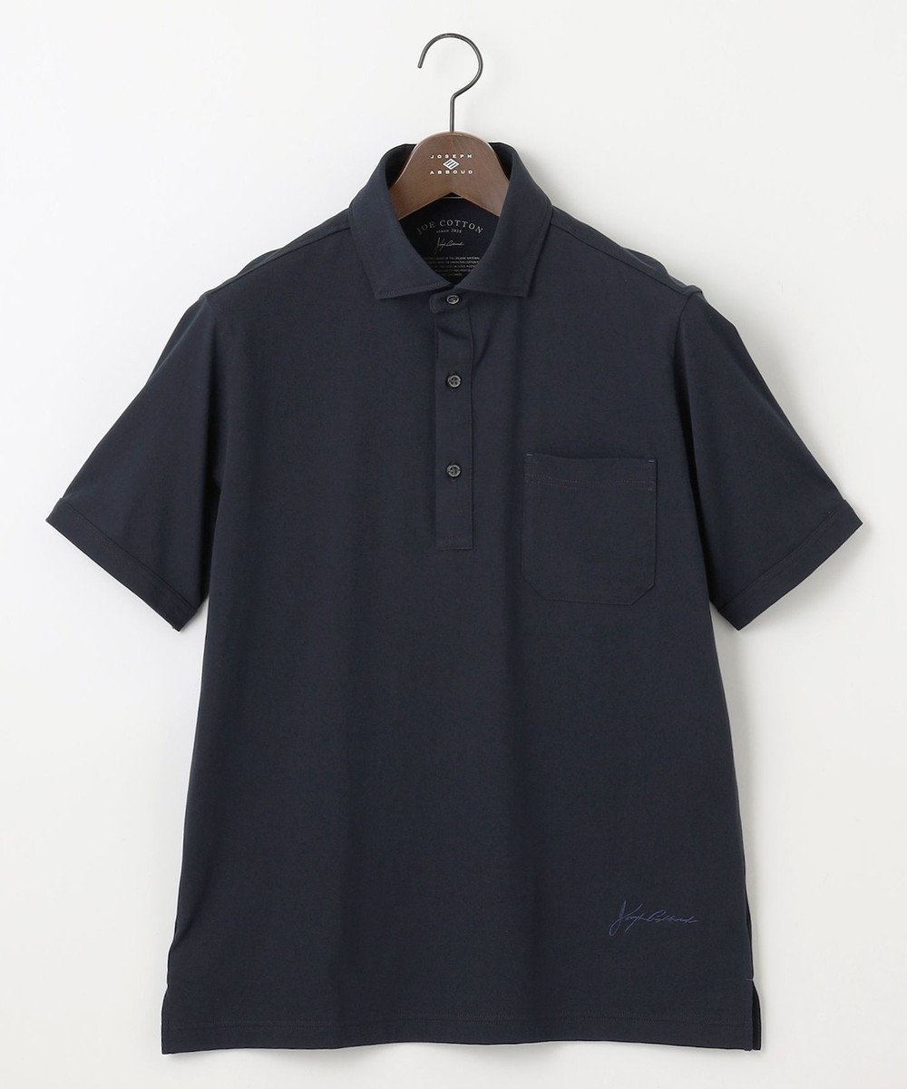 【ジョセフ アブード/JOSEPH ABBOUD / MEN】のクールビズ【オーガニックコットン使用/日本素材】JOEコットン天竺 ポロシャツ インテリア・キッズ・メンズ・レディースファッション・服の通販 founy(ファニー) 　ファッション　Fashion　メンズファッション　Men's Style Online　トップス・カットソー　Tops/Tshirt/Men　シャツ　Shirts　ポロシャツ　Polo Shirts　インナー　Inner　春　Spring　シンプル　Simple　ジャケット　Jacket　スラックス　Slacks　デニム　Denim　フィット　Fit　フォーマル　Formal　ポロシャツ　Polo Shirt　S/S・春夏　Ss・Spring/Summer　夏　Summer　ビジネス 仕事 通勤　Business　ネイビー系|ID: prp329100004532376 ipo3291000000032635006