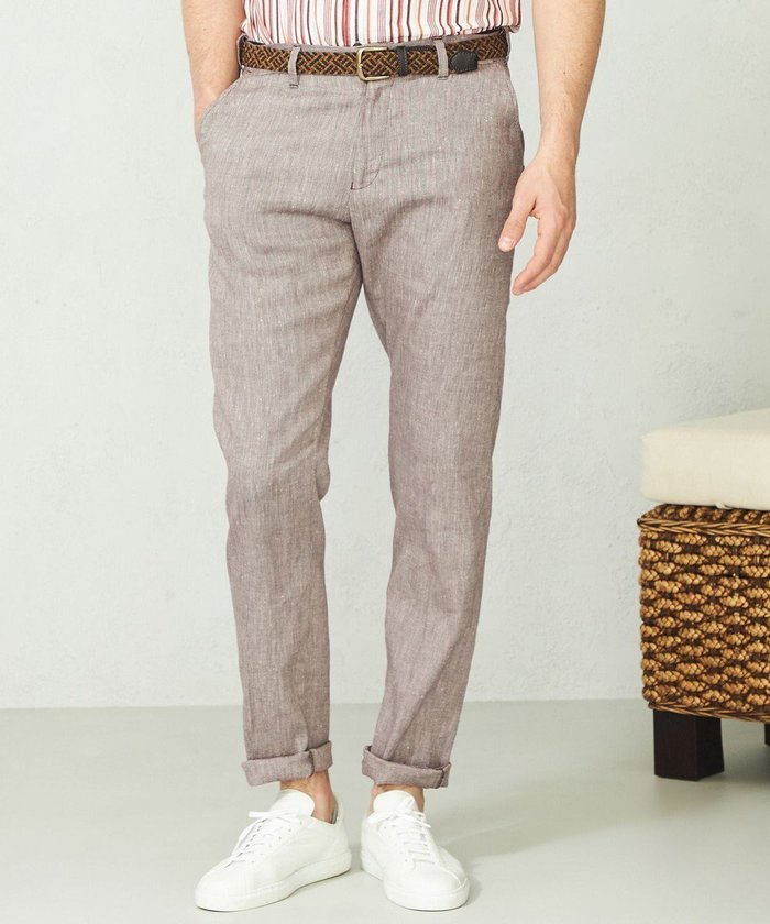 【ジョセフ アブード/JOSEPH ABBOUD / MEN】の【ウエストも伸びる/ストレッチ】 リヨセルリネンムーブパンツ インテリア・キッズ・メンズ・レディースファッション・服の通販 founy(ファニー) https://founy.com/ ファッション Fashion メンズファッション MEN ボトムス Bottoms/Men オックス Ox 春 Spring サンダル Sandals ジャケット Jacket ストレッチ Stretch フィット Fit リネン Linen リラックス Relax S/S・春夏 Ss・Spring/Summer 再入荷 Restock/Back In Stock/Re Arrival おすすめ Recommend 夏 Summer |ID: prp329100004532378 ipo3291000000032037613