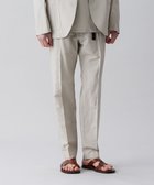 【アンフィーロ/UNFILO / MEN】のライトリネン テーパードパンツ 23年春夏商品 人気、トレンドファッション・服の通販 founy(ファニー) ファッション Fashion メンズファッション MEN ボトムス Bottoms/Men ウォッシャブル Washable 春 Spring 抗菌 Antibacterial 軽量 Lightweight ジャケット Jacket スラックス Slacks セットアップ Set Up 雑誌 Magazine メッシュ Mesh リネン Linen S/S・春夏 Ss・Spring/Summer 再入荷 Restock/Back In Stock/Re Arrival 夏 Summer エレガント 上品 Elegant thumbnail グレージュ|ID: prp329100004532380 ipo3291000000032037622