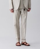 【アンフィーロ/UNFILO / MEN】のライトリネン テーパードパンツ 23年春夏商品 人気、トレンドファッション・服の通販 founy(ファニー) ファッション Fashion メンズファッション MEN ボトムス Bottoms/Men ウォッシャブル Washable 春 Spring 抗菌 Antibacterial 軽量 Lightweight ジャケット Jacket スラックス Slacks セットアップ Set Up 雑誌 Magazine メッシュ Mesh リネン Linen S/S・春夏 Ss・Spring/Summer 夏 Summer エレガント 上品 Elegant thumbnail グレージュ|ID: prp329100004532380 ipo3291000000032125693