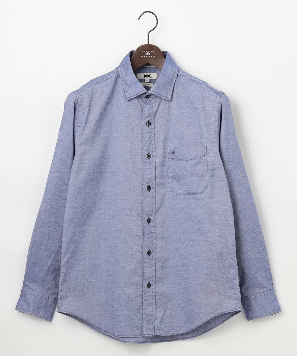 【ジョセフ アブード/JOSEPH ABBOUD / MEN】の【オリジナルオーガニック使用】JOE COTTON ストレッチオックス シャツ インテリア・キッズ・メンズ・レディースファッション・服の通販 founy(ファニー) 　ファッション　Fashion　メンズファッション　MEN　トップス・カットソー　Tops/Tshirt/Men　シャツ　Shirts　インナー　Inner　ウォッシュ　Wash　春　Spring　ジャケット　Jacket　ストレッチ　Stretch　S/S・春夏　Ss・Spring/Summer　夏　Summer　サックスブルー系|ID: prp329100004532381 ipo3291000000032037626