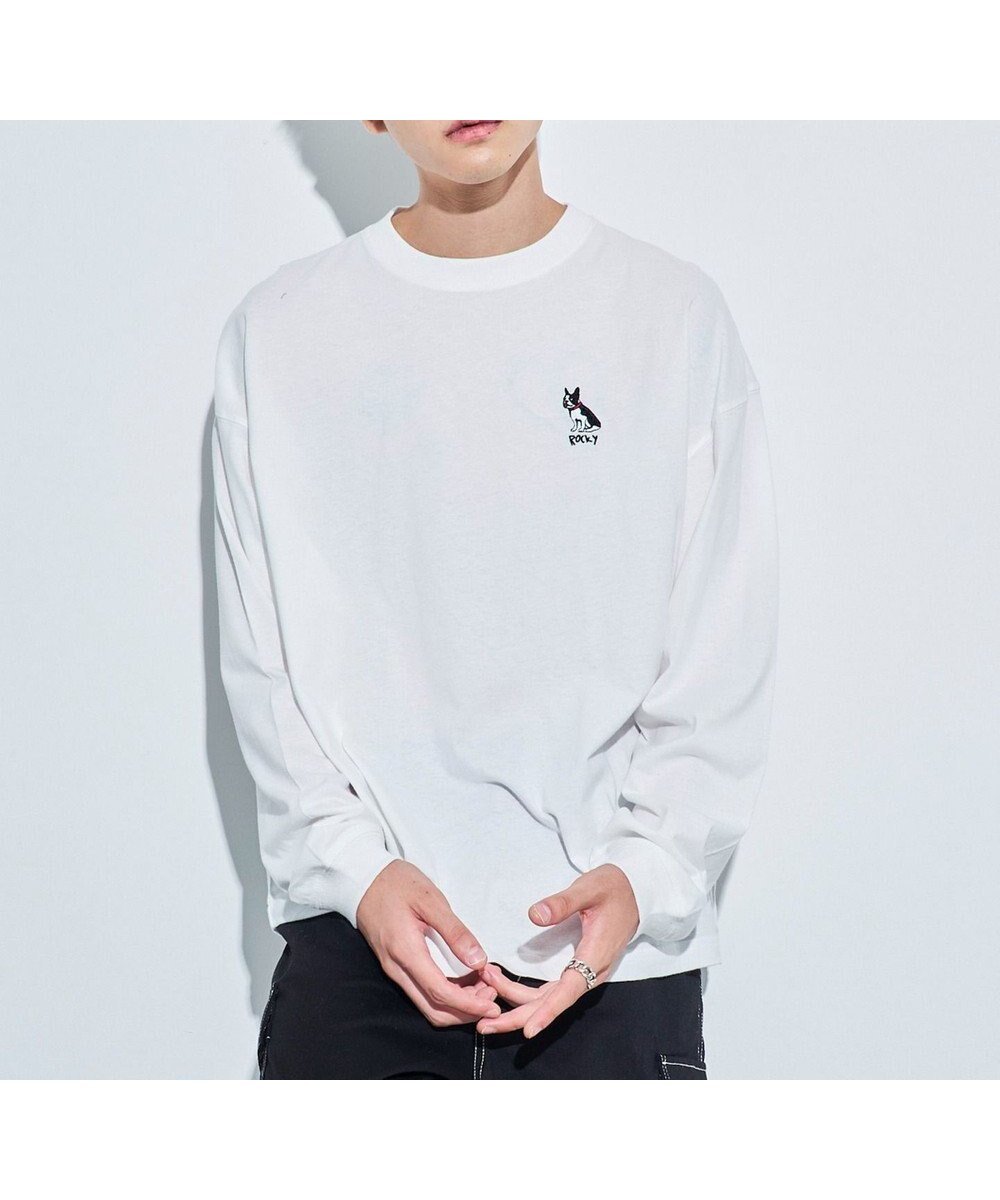 【ウィゴー/WEGO / MEN】のアニマルワンポイントT(LS) インテリア・キッズ・メンズ・レディースファッション・服の通販 founy(ファニー) 　ファッション　Fashion　メンズファッション　MEN　トップス・カットソー　Tops/Tshirt/Men　シャツ　Shirts　アニマル　Animal　春　Spring　カットソー　Cut And Sew　カーゴパンツ　Cargo Pants　シンプル　Simple　スマホ　Smartphone　デニム　Denim　定番　Standard　ビッグ　Big　半袖　Short Sleeve　ルーズ　Loose　ワイド　Wide　ワンポイント　One Point　A/W・秋冬　Aw・Autumn/Winter・Fw・Fall-Winter　おすすめ　Recommend　夏　Summer　ホワイトその他|ID: prp329100004532385 ipo3291000000032037643