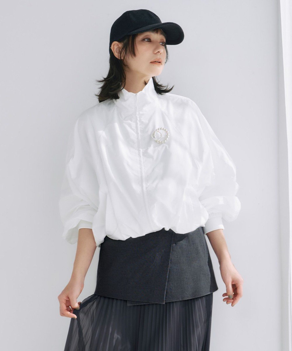 【アイシービー/iCB】のシアーメモリー ブルゾン インテリア・キッズ・メンズ・レディースファッション・服の通販 founy(ファニー) 　ファッション　Fashion　レディースファッション　WOMEN　アウター　Coat Outerwear　ジャケット　Jackets　ブルゾン　Blouson/Jackets　エアリー　Airy　春　Spring　シアー　Sheer　ジャケット　Jacket　スリーブ　Sleeve　ブルゾン　Blouson　S/S・春夏　Ss・Spring/Summer　再入荷　Restock/Back In Stock/Re Arrival　おすすめ　Recommend　夏　Summer　旅行　Travel　2025年　2025　2025春夏・S/S　Ss,Spring/Summer,2025　アイボリー系|ID: prp329100004532406 ipo3291000000032126043
