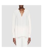 【ジョゼフ/JOSEPH】のニューCDC オープンネックブラウス 人気、トレンドファッション・服の通販 founy(ファニー) ファッション Fashion レディースファッション Fashion for Women トップス・カットソー Cut & Sew Tops シャツ・ブラウス・オフィスカジュアル Elegant Blouses & Button-Ups ギャザー Gathered, Ruffled シルク Silk, 100% Silk フィット Fit, Slim Fit レギュラー Regular, Standard Fit 定番 Standard, Basic Item A/W・秋冬 Autumn/Winter 軽量 Lightweight, Ultra Light thumbnail Ivory|ID: prp329100004532409 ipo3291000000033682215