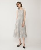 【グレース コンチネンタル/GRACE CONTINENTAL】のレースパッチワークドレス グレー|ID: prp329100004532429 ipo3291000000032037898