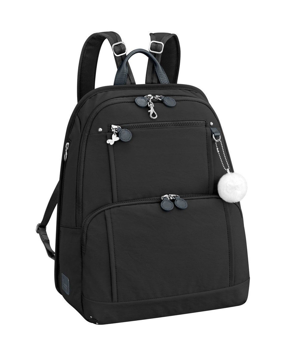 【エースバッグズアンドラゲッジ/ACE BAGS & LUGGAGE】のKanana project PJ8-3rd リュックサック フリーウェイバッグ 大 62103 A4サイズ カナナ プロジェクト インテリア・キッズ・メンズ・レディースファッション・服の通販 founy(ファニー) 　ファッション　Fashion　レディースファッション　WOMEN　バッグ　Bag　クッション　Cushion　傘　Umbrella　軽量　Lightweight　シンプル　Simple　スタイリッシュ　Stylish　パール　Pearl　フィット　Fit　フロント　Front　ポケット　Pocket　メッシュ　Mesh　リュック　Ruck Sack　再入荷　Restock/Back In Stock/Re Arrival　旅行　Travel　スーツケース キャリーケース　Suitcase　エレガント 上品　Elegant　ブラック|ID: prp329100004532439 ipo3291000000032233855