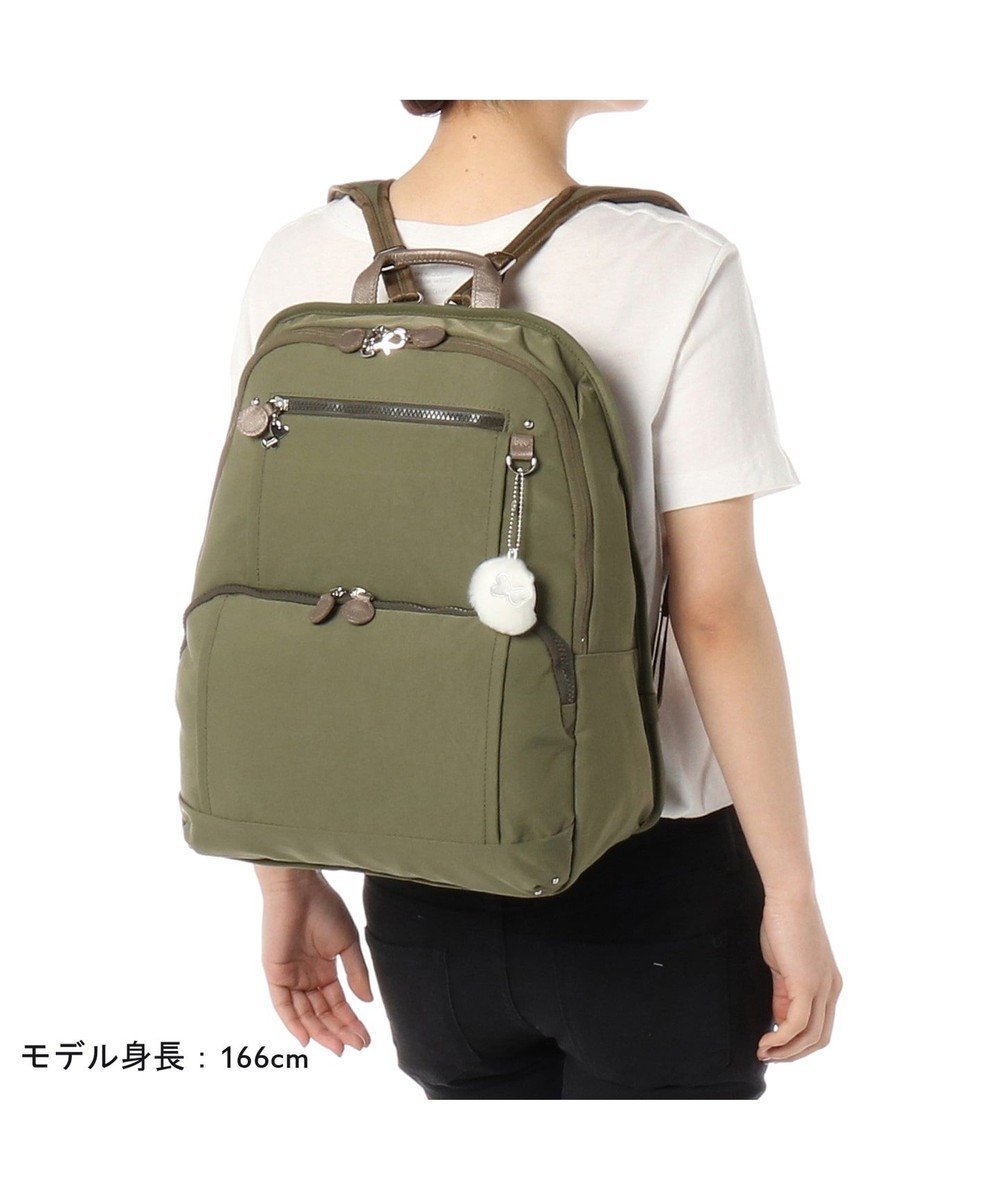 【エースバッグズアンドラゲッジ/ACE BAGS & LUGGAGE】のKanana project PJ8-3rd リュックサック フリーウェイバッグ 大 62103 A4サイズ カナナ プロジェクト インテリア・キッズ・メンズ・レディースファッション・服の通販 founy(ファニー) 　ファッション　Fashion　レディースファッション　WOMEN　バッグ　Bag　クッション　Cushion　傘　Umbrella　軽量　Lightweight　シンプル　Simple　スタイリッシュ　Stylish　パール　Pearl　フィット　Fit　フロント　Front　ポケット　Pocket　メッシュ　Mesh　リュック　Ruck Sack　再入荷　Restock/Back In Stock/Re Arrival　旅行　Travel　スーツケース キャリーケース　Suitcase　エレガント 上品　Elegant　カーキ|ID: prp329100004532439 ipo3291000000032233856