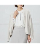 【ジェイ プレス/J.PRESS】の【洗える】ORGANIC GASS COTTON クルーネック アウター 人気、トレンドファッション・服の通販 founy(ファニー) ファッション Fashion レディースファッション WOMEN アウター Coat Outerwear ジャケット Jackets インド India オーガニック Organic 春 Spring 洗える Washable 畦 Ridge クラシック Classic シルク Silk ジャケット Jacket バランス Balance ミドル Middle メタル Metal S/S・春夏 Ss・Spring/Summer 夏 Summer ビジネス 仕事 通勤 Business thumbnail ベージュ系|ID: prp329100004532448 ipo3291000000032129654