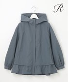 【23区/NIJYUSANKU】の【R(アール)】ナイロンタフタワッシャー フーデッドジップアップブルゾン スレートグレー系|ID: prp329100004532456 ipo3291000000032038042