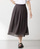 【ジェイ プレス/J.PRESS】の【WEB限定カラーあり・洗える】 ブライトスパンボイル スカート ダークブラウン系|ID: prp329100004532460 ipo3291000000032038064