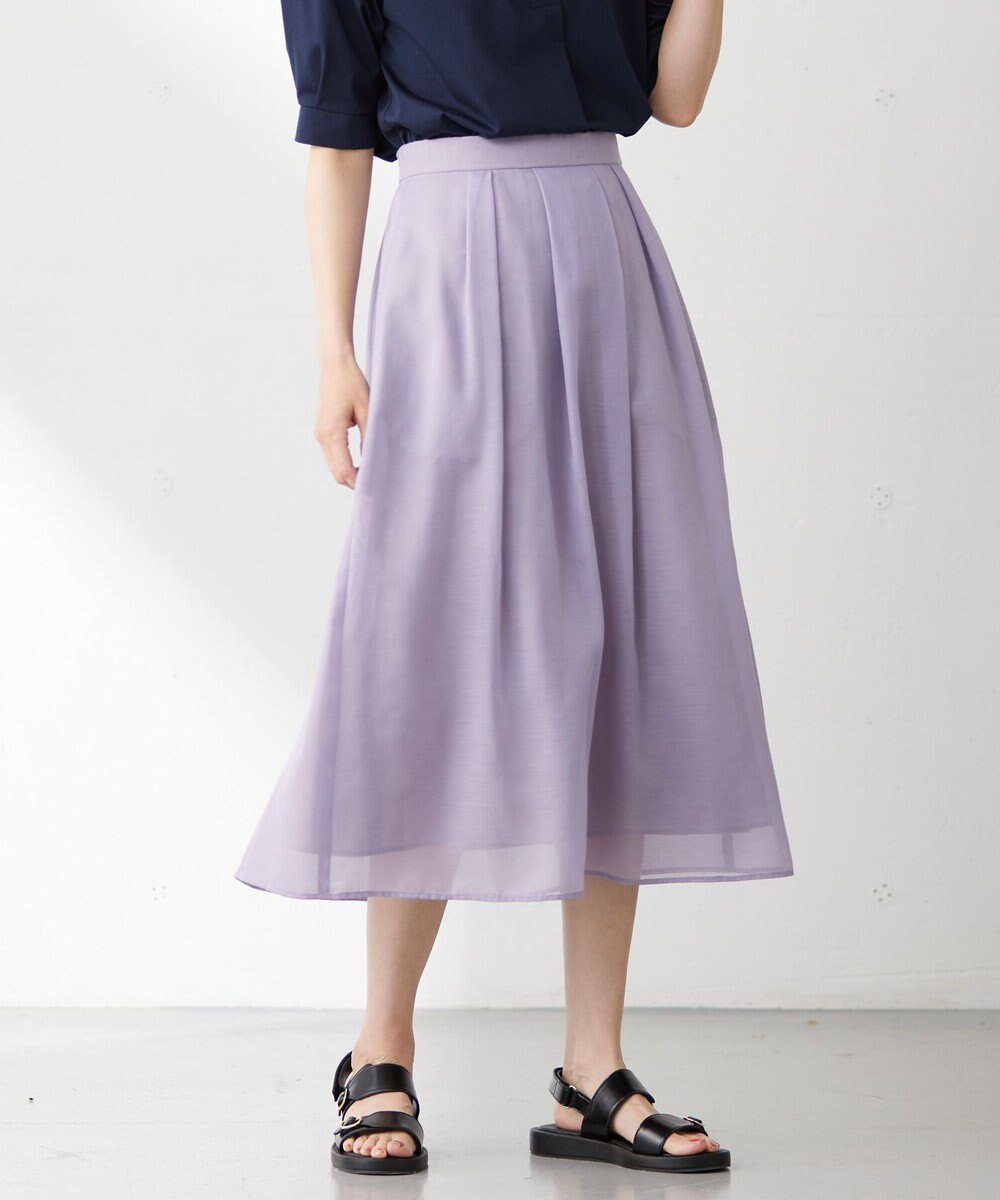【ジェイ プレス/J.PRESS】の【WEB限定カラーあり・洗える】 ブライトスパンボイル スカート インテリア・キッズ・メンズ・レディースファッション・服の通販 founy(ファニー) 　ファッション　Fashion　レディースファッション　WOMEN　スカート　Skirt　エアリー　Airy　フェミニン　Feminine　ブライト　Bright　エレガント 上品　Elegant　夏　Summer　春　Spring　S/S・春夏　Ss・Spring/Summer　洗える　Washable　ふじ色系|ID: prp329100004532460 ipo3291000000032038067